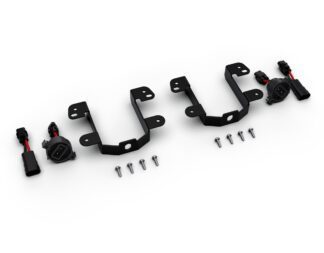 DENALI D3 Fog Light Mounting Kit - Type 2: Jeep JK