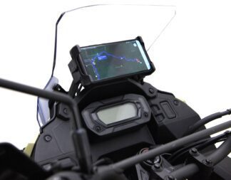 DENALI Rally Phone Mount Kit with Wireless Charging Plug-&-Play Harness - Kawasaki KLR650