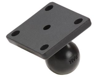 Rectangular Mounting Base Plate With AMPS Hole Pattern