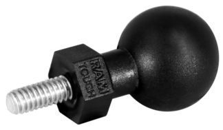 Tough Ball Base With M8 1.25 Pitch Male Threaded Post