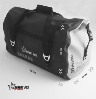 Desert Fox Storm 380 Motorcycle Adventure Dry Bag with Cargo net