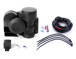 DENALI SoundBomb Motorcycle Air Horn Kit | Horn & Wiring Harness